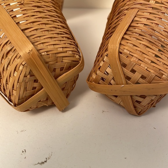 Bamboo/Wicker Cone Baskets - Picture 3 of 10